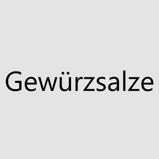 Gewürzsalze