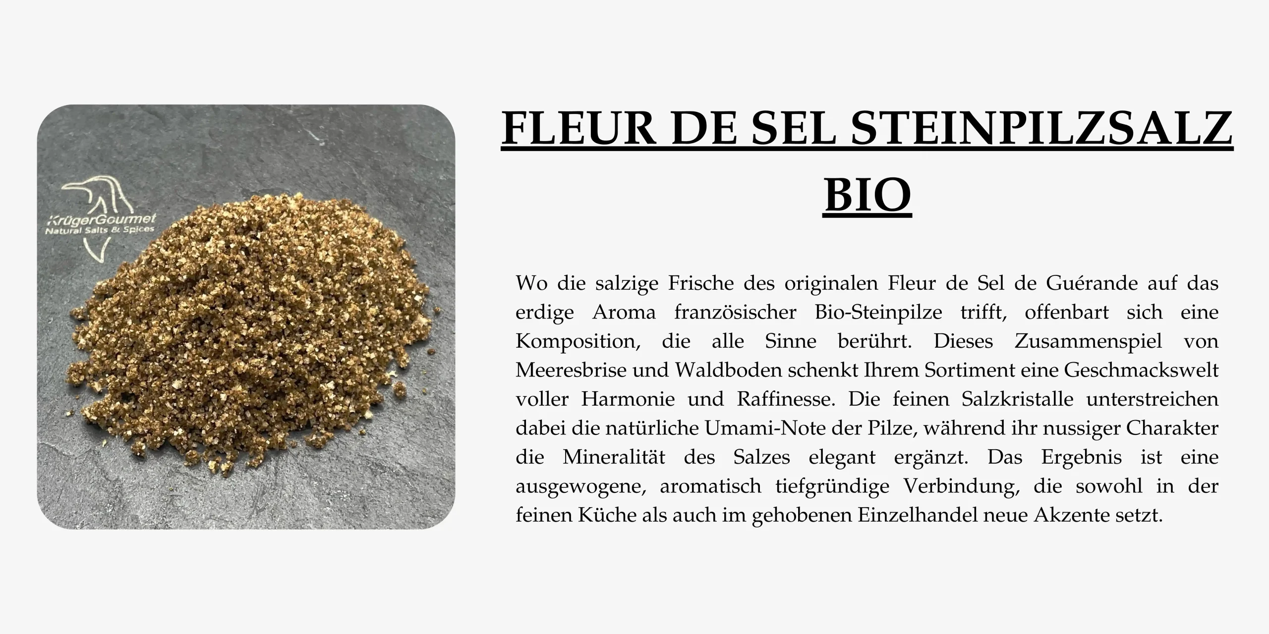 Fleur de Sel Steinpilzsalz BIO